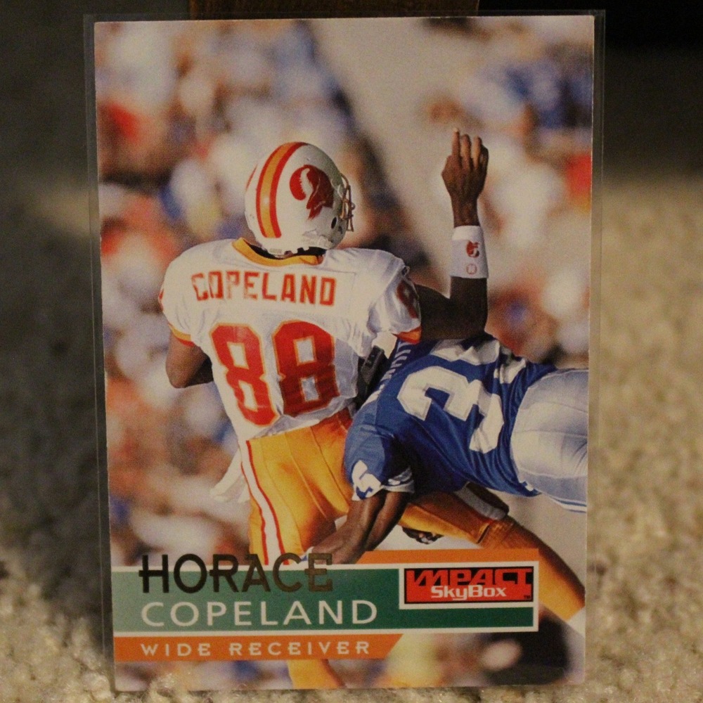 1995 SkyBox Impact Horace Copeland #141 Tampa Bay Buccaneers NFL Card Gorpcore